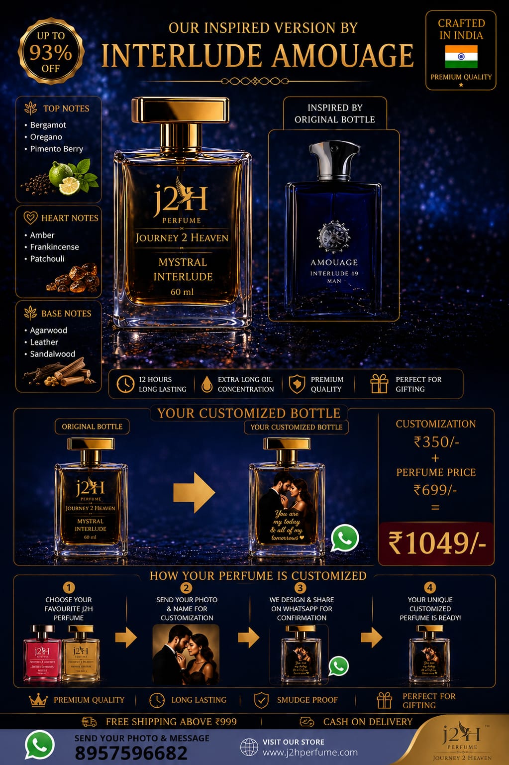 Customize your J2H Mystical Interlude Perfume