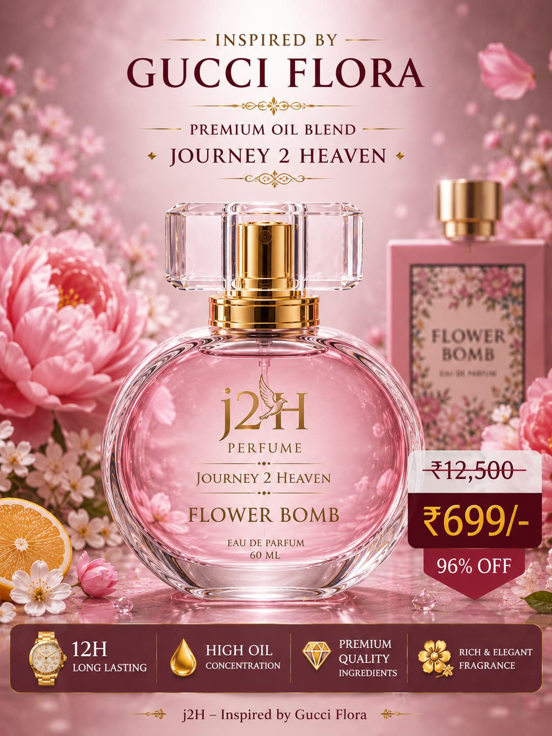 FLOWER BOMB Inspired by @Gucci Flor@